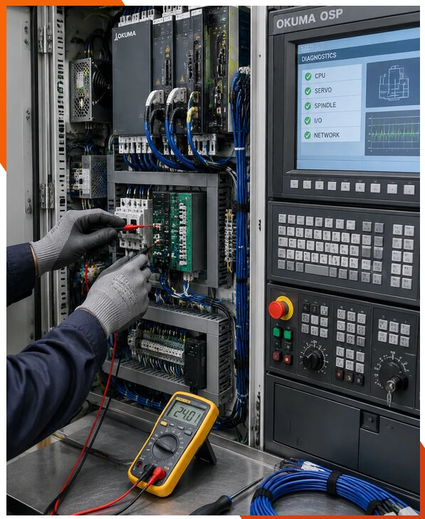 Ремонт систем ЧПУ Okuma OSP в Йошкаре-Ола
